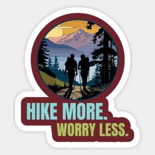 The Mountains are calling and I must go Sticker